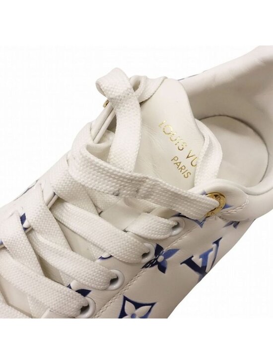 Louis Vuitton Time Out Sneakers Monogram Shoes Notical 1 Ahooc Blue 25SS - Picture 9 of 10